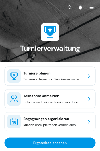 Turniermanagement-App