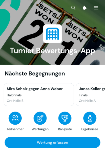 Turnierwertungs-App