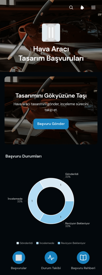 Uçak Tasarımı Başvuru Uygulama Șablonu