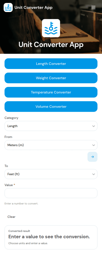 Unit Converter App Template