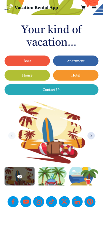 Vacation Rental App Template