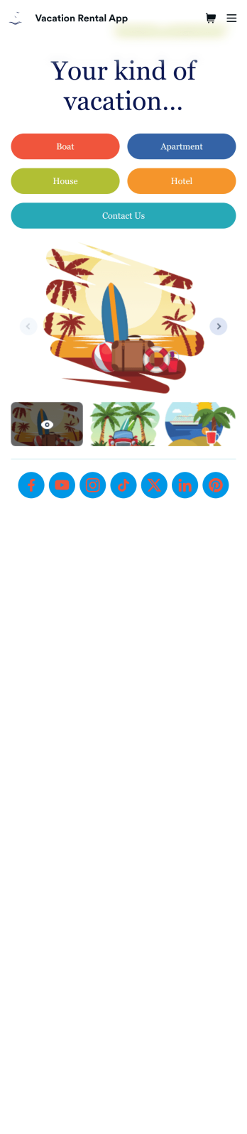 Vacation Rental App Template