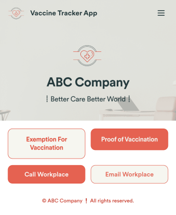 Vaccine Tracker App Template