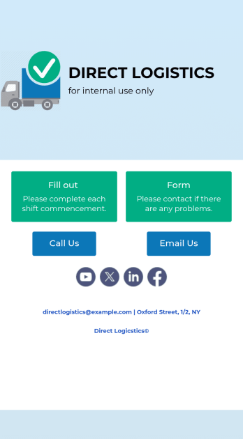Vehicle Inspection Checklist App Template