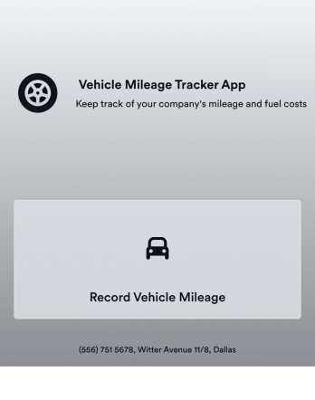 Vehicle Mileage Tracker App Template
