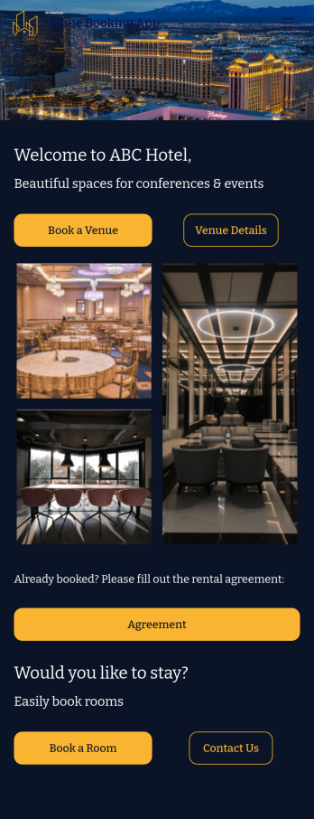 Venue Booking App Template