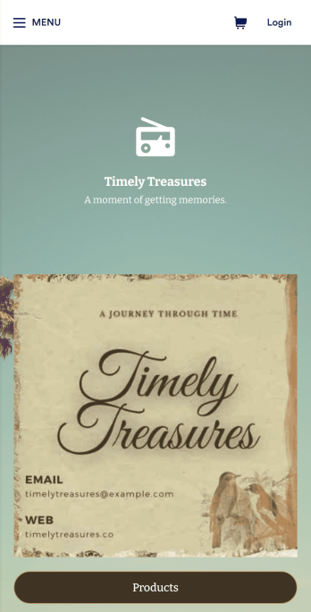 Vintage Selling App Template