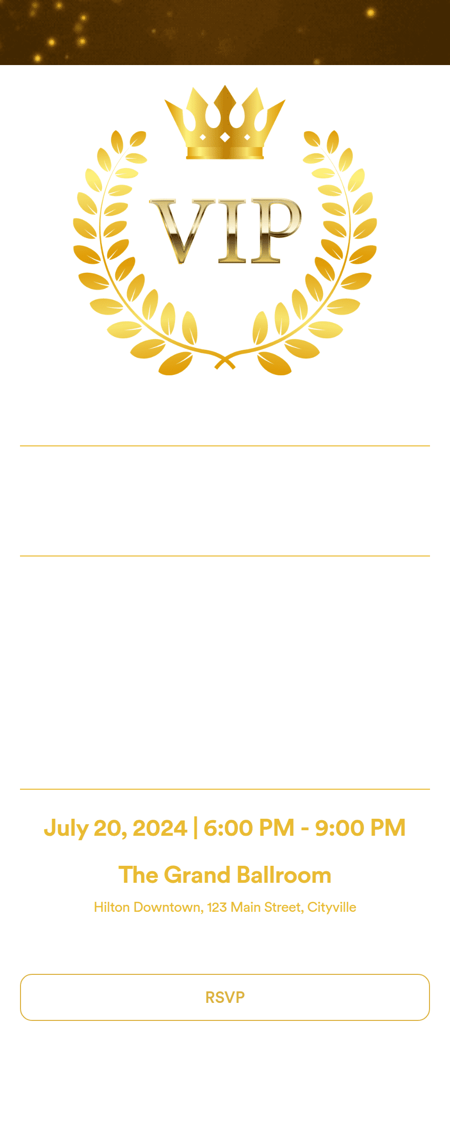 Vip Manager App VIP Invitation App Template | Jotform