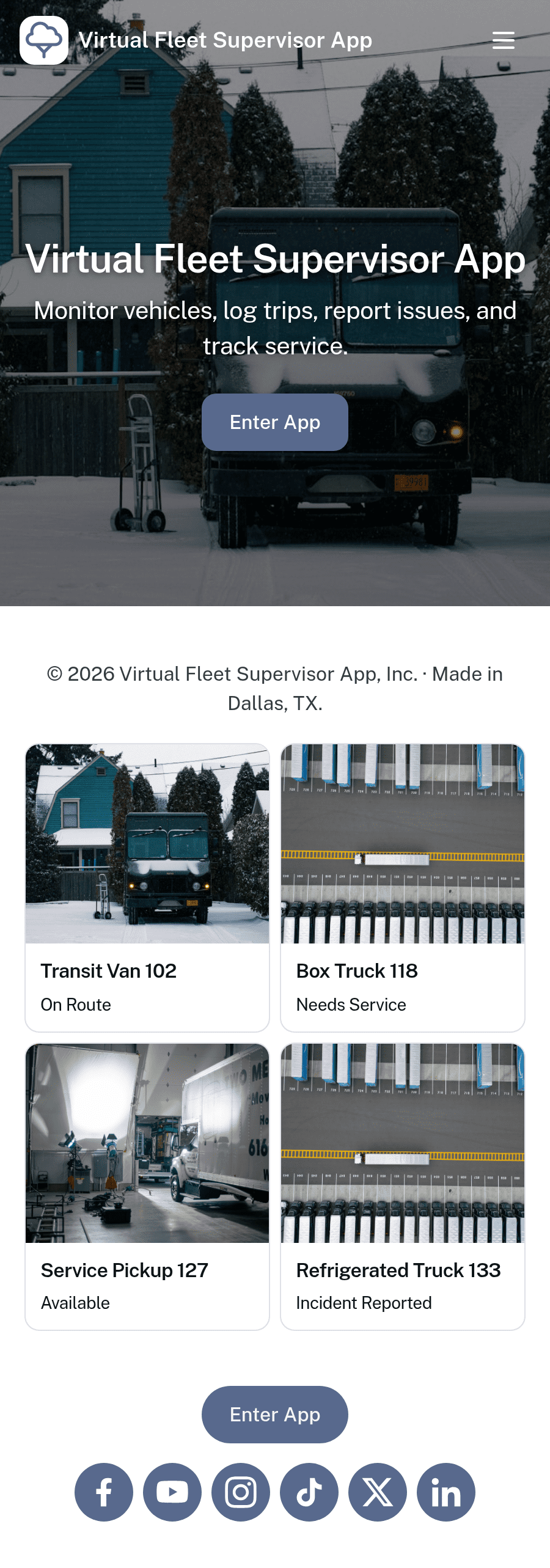 Virtual Fleet Supervisor App Template | Jotform
