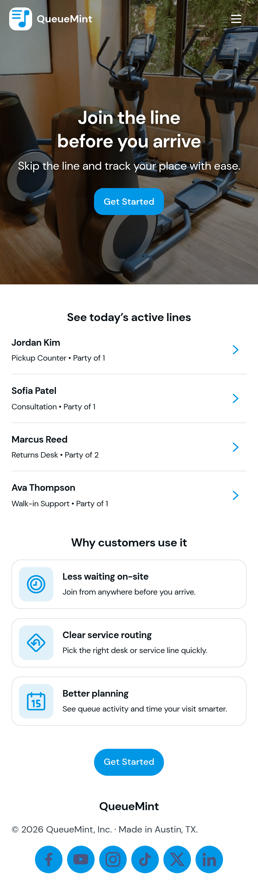 Virtual Queuing App Template | Jotform