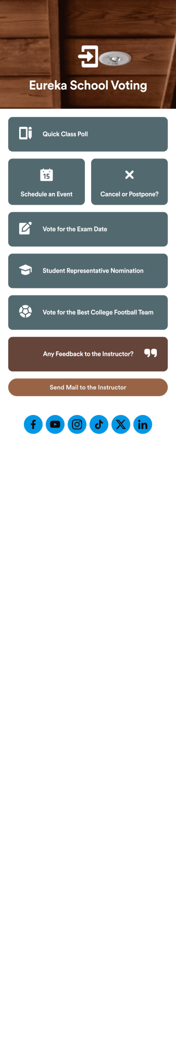 Customizable Voting App