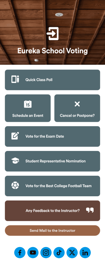 Customizable Voting App