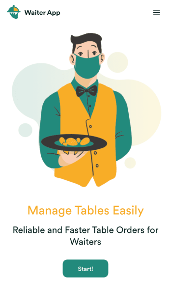 Waiter App Template