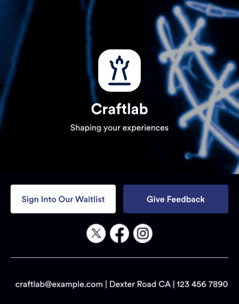 Waitlist App Template