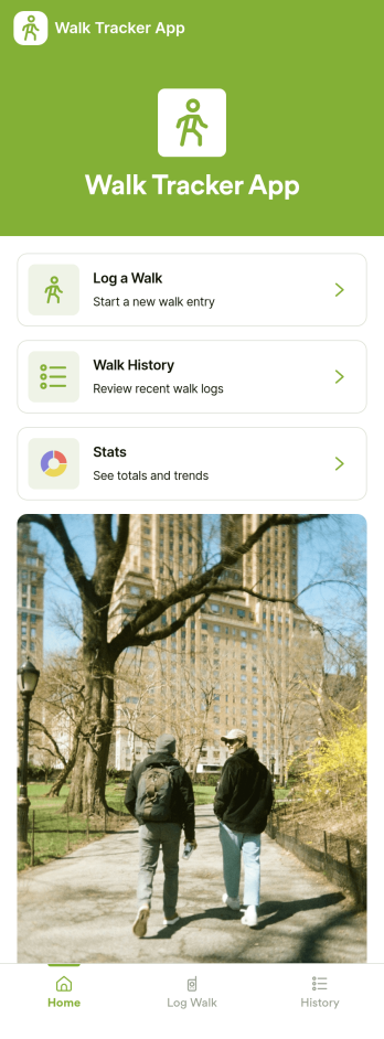 Walk Tracker App Template