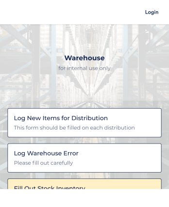 Warehouse Management App Template