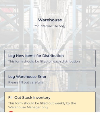 Warehouse Management App Template
