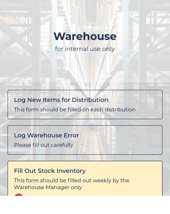 Warehouse Management App Template