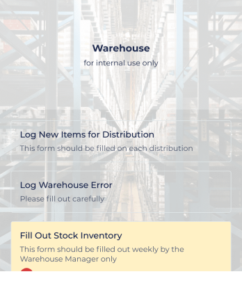 Warehouse Management App Template