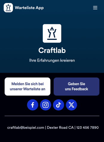 Warteliste App