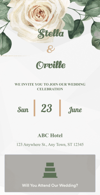 Wedding Invitation App Template
