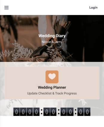 Wedding Planning App Template