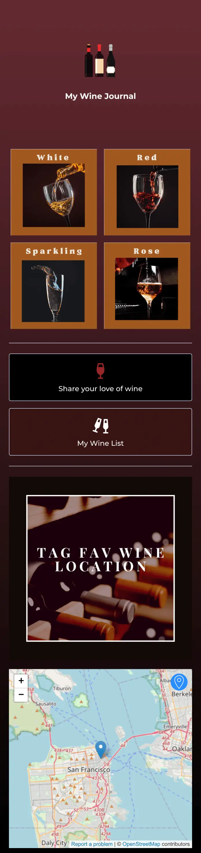 Wine Journal App