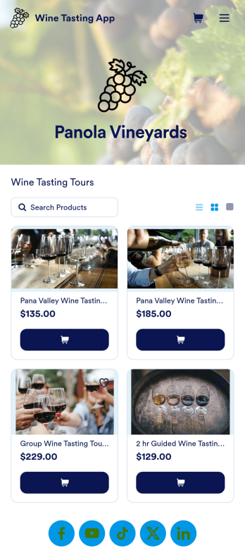 Wine Tasting App Template