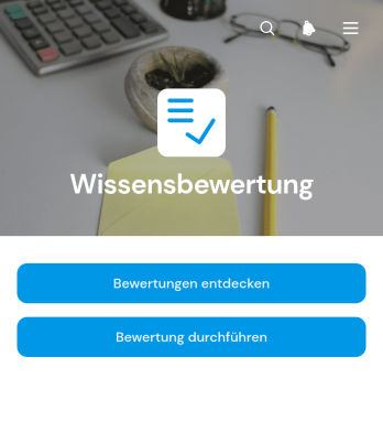 Wissensbewertungs-App
