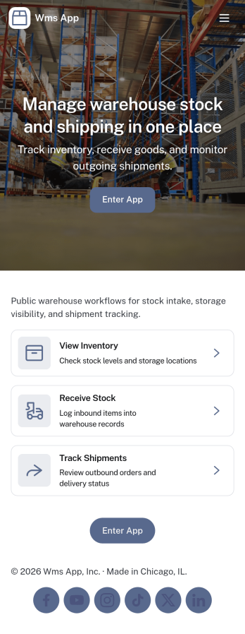 Wms App Template