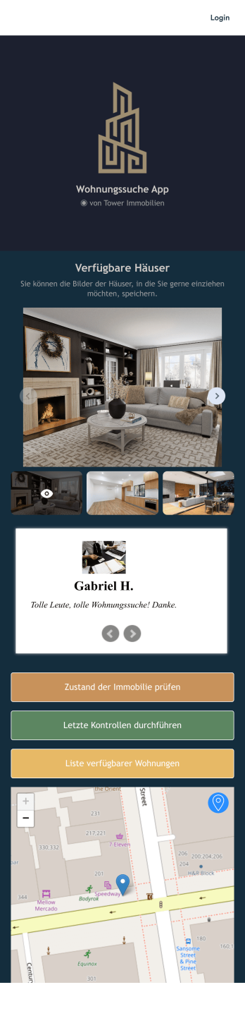 Wohnungssuche App Template