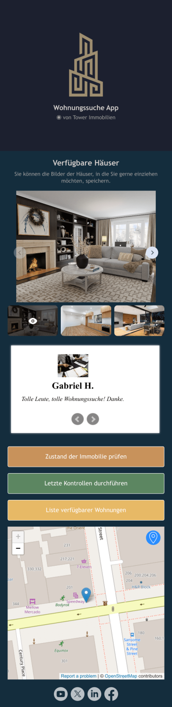 Wohnungssuche App Template