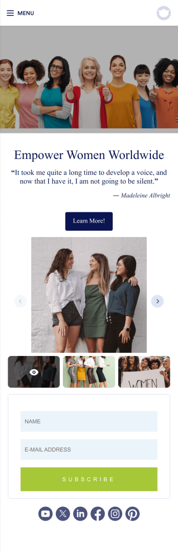 Women Empowerment App Template