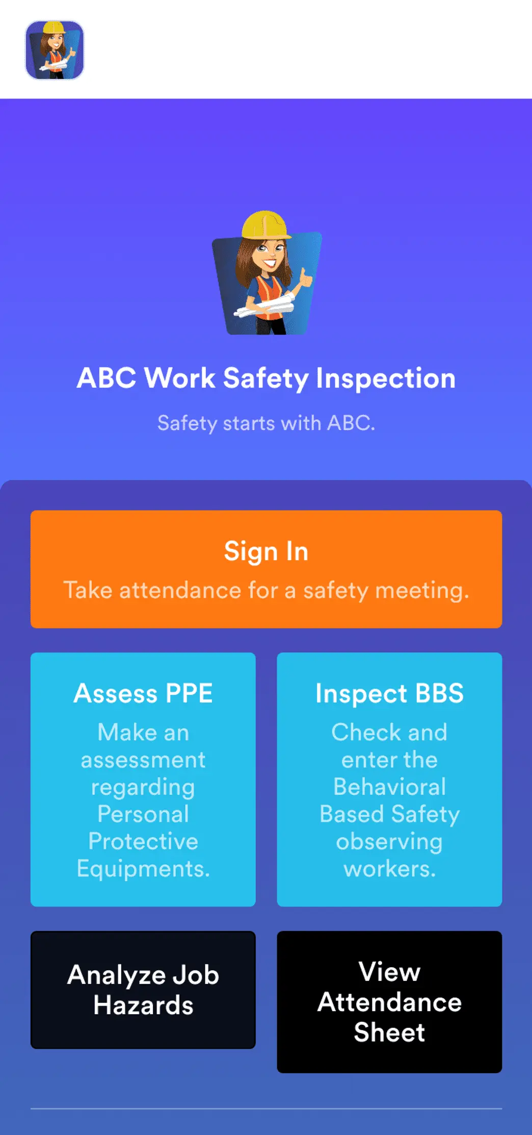 Work Zone Safety App