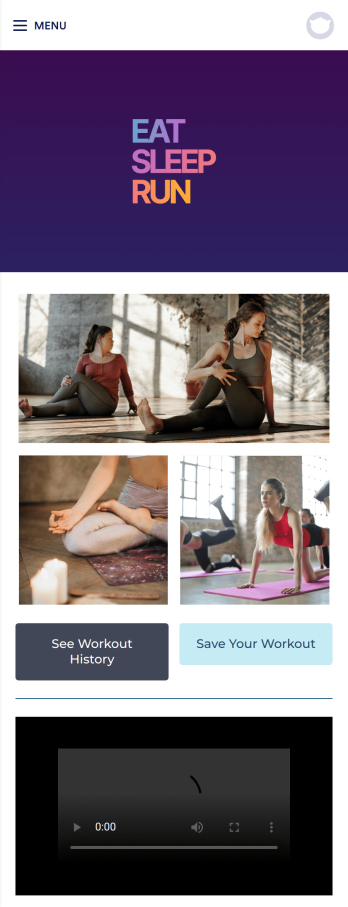 Workout Log App Template