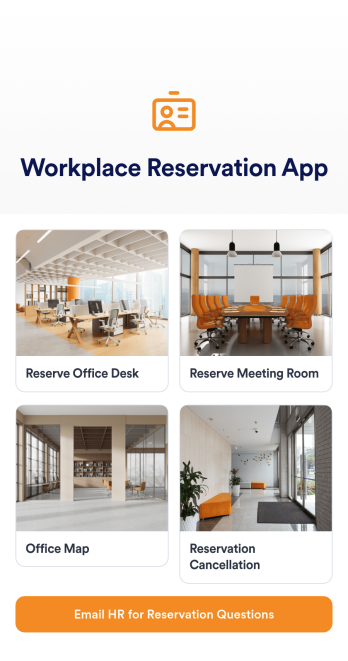 Workplace Reservation App Template