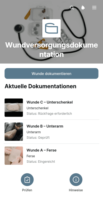 Wunddokumentations-App