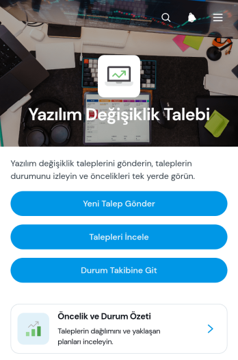 Yazılım Değişiklik Talebi Uygulama Șablonu