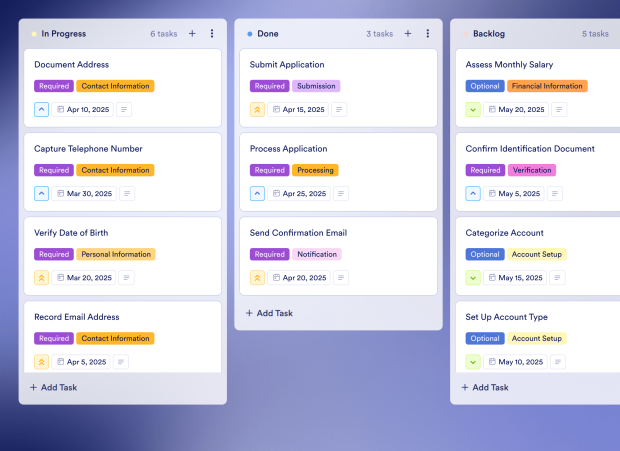 Account Management Board Template Thumbnail