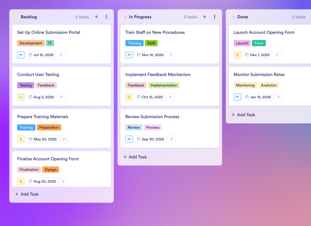 Account Tracking Board Template Thumbnail