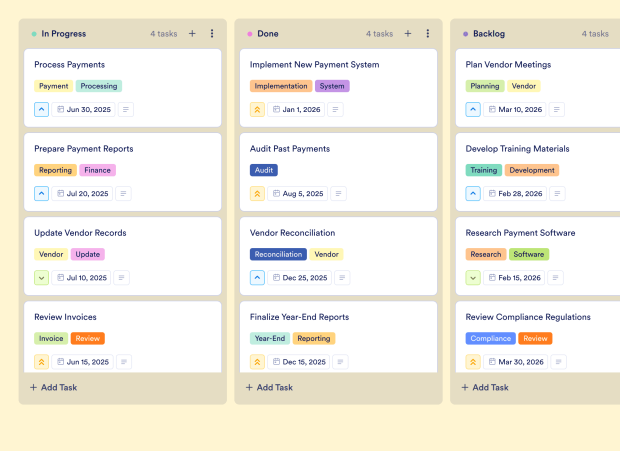 Accounting Kanban Board Template Thumbnail