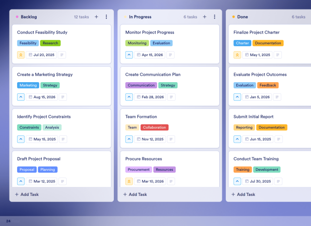 Action Plan Board Template Thumbnail