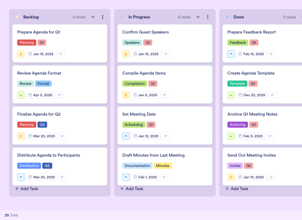 Agenda Board Template Thumbnail