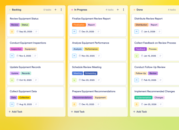 Annual Calendar Template Thumbnail