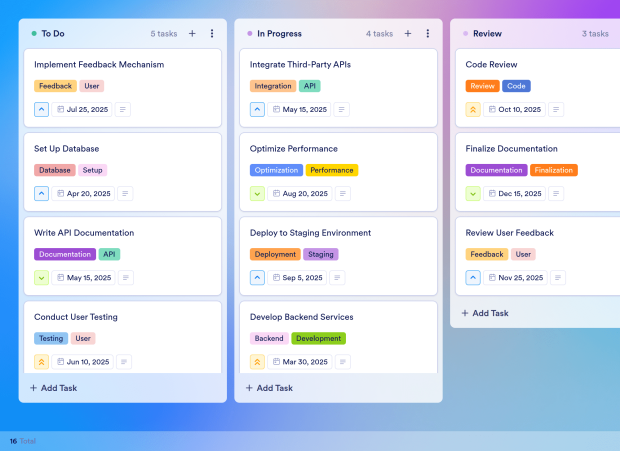 Backlog Board Template Thumbnail