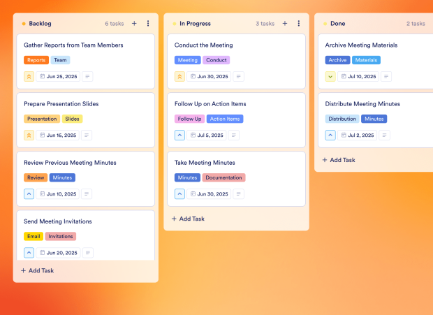 Board Meeting Notes Template Thumbnail
