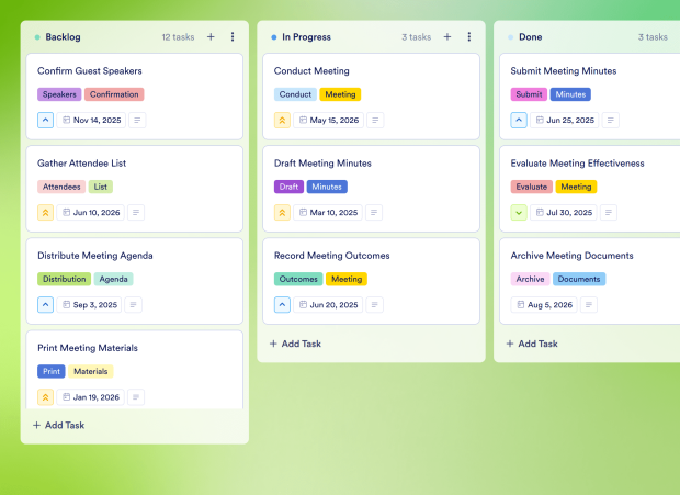 Board Of Directors Meeting Minutes Template Thumbnail