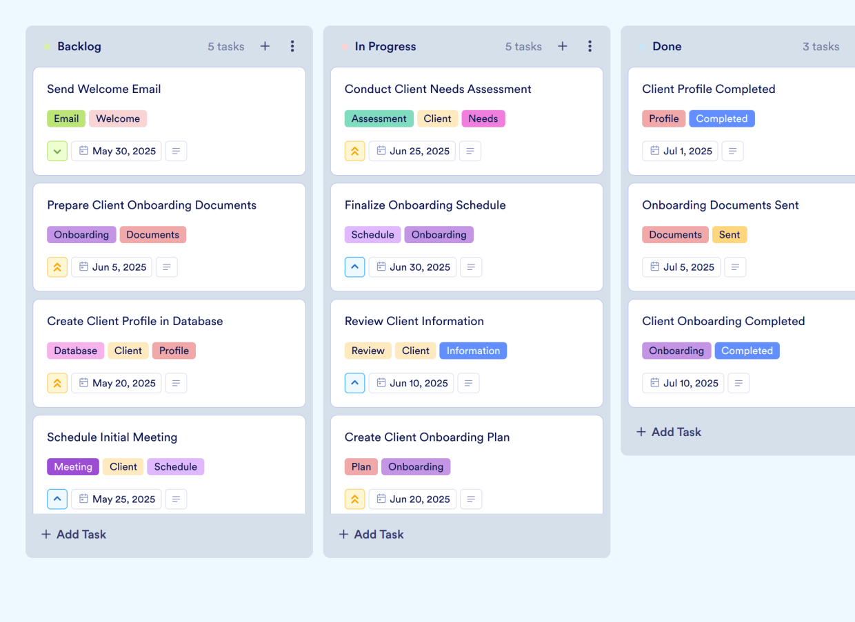 Business Development Crm Board Template Jotform
