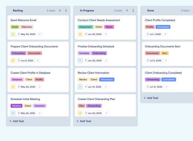 Business Development Crm Board Template Thumbnail