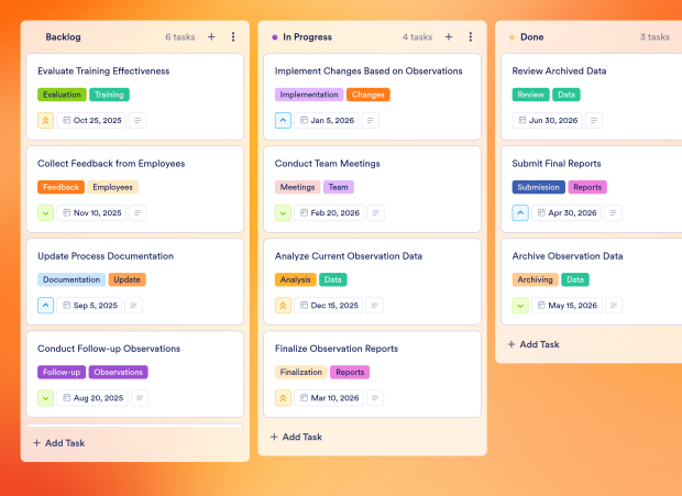 Business Process Management Board Template Thumbnail